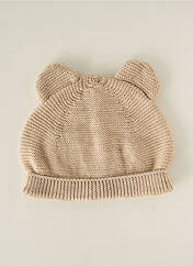 Bonnet beige LES PETITES CHOSES pour enfant seconde vue