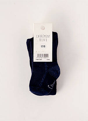 Collants imprimé rayures bleu CARREMENT BEAU fille