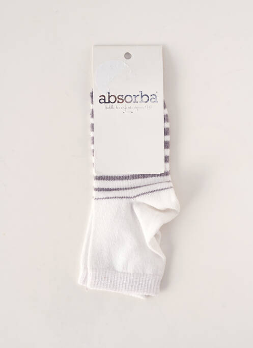 Chaussettes blanc ABSORBA pour enfant