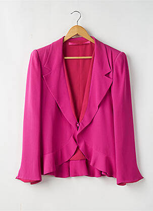 Blazer finition intérieure doublée rose EMANUEL UNGARO femme