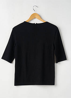 Pull coupe droite manches 3/4 noir FENDI femme