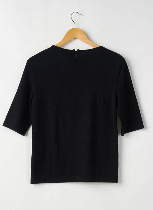 Pull coupe droite manches 3/4 noir FENDI femme