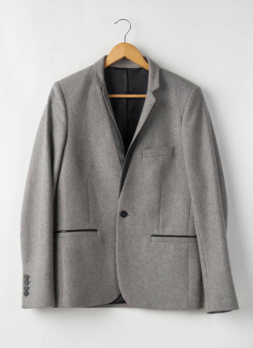 Blazer gris SANDRO pour homme