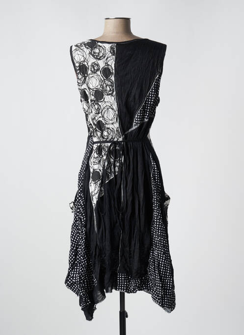 Robe mi-longue noir PURPLEROSE pour femme