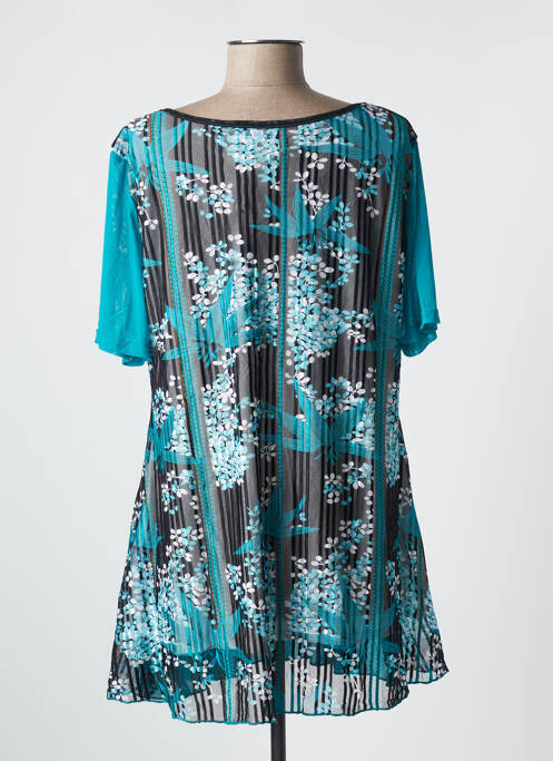 Tunique manches courtes bleu PURPLEROSE pour femme