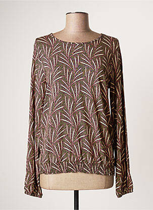 T-shirt manches longues manches longues beige GEISHA femme
