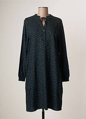 Robe courte manches longues manches longues noir STREET ONE femme
