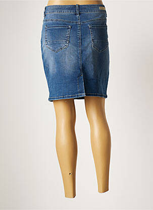 Jupe courte poches bleu GEISHA femme
