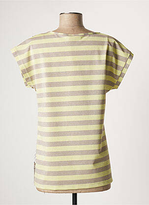 T-shirt coupe cintrée manches courtes vert GEISHA femme