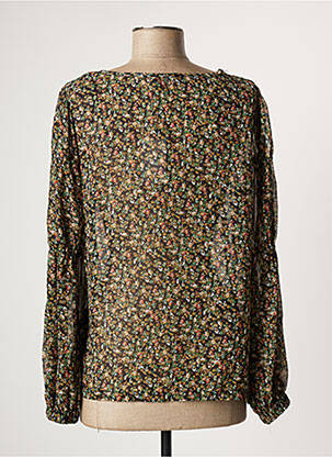 Blouse légère et transparente manches longues vert GEISHA femme