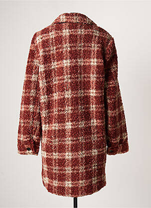 Manteau long coupe droite sans capuche rose CHATTAWAK femme