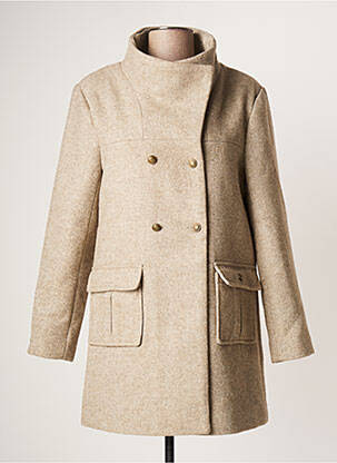 Manteau long beige CHATTAWAK femme