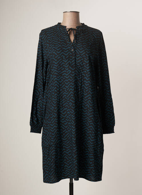 Robe courte manches longues manches longues noir STREET ONE femme