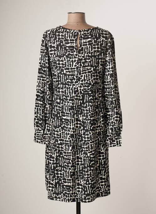 Robe mi-longue coupe fluide manches longues noir STREET ONE femme