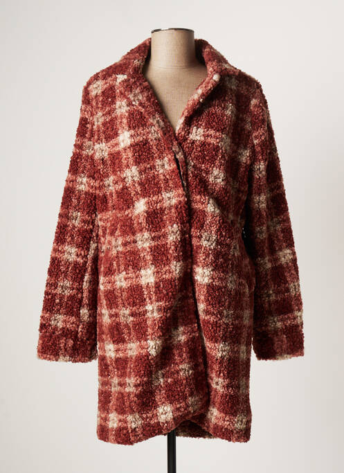 Manteau long rose CHATTAWAK femme