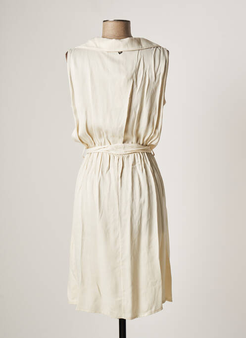 Robe mi-longue beige AMELIE & AMELIE femme