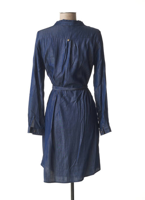 Robe mi-longue bleu JUS D'ORANGE femme