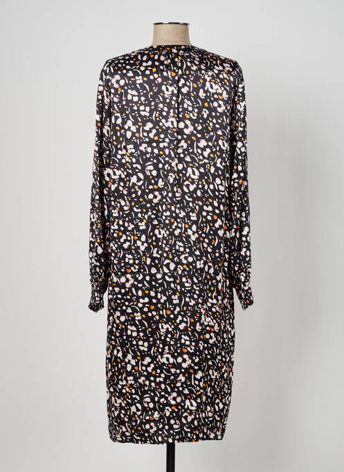 Robe mi-longue noir GEISHA femme