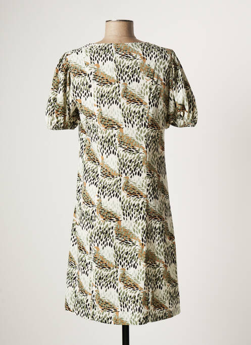 Robe mi-longue vert GEISHA femme