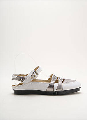 Sandales/nu pieds matière lisse talon plat jusqu'à 3cm blanc MAM'ZELLE femme