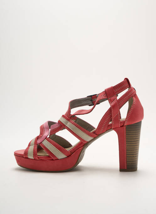 Sandales/Nu pieds rouge MUSTANG femme