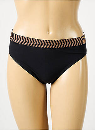 Bas de maillot de bain effet matière satinée culotte noir SLOGGI femme