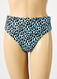 Bas de maillot de bain effet matière satinée culotte bleu SLOGGI femme