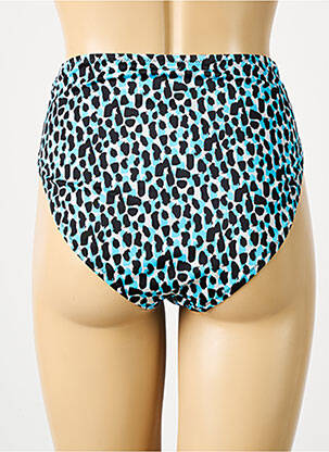 Bas de maillot de bain effet matière satinée culotte bleu SLOGGI femme