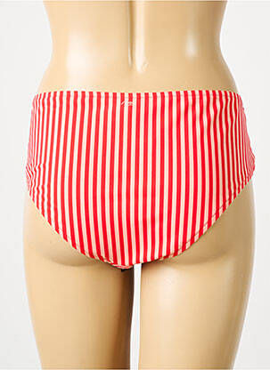 Bas de maillot de bain effet matière satinée culotte rouge SLOGGI femme