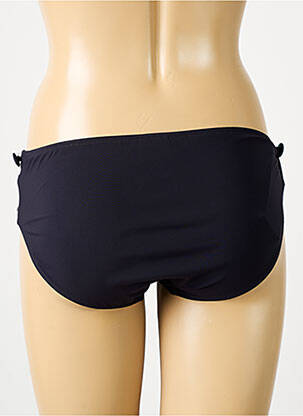 Bas de maillot de bain effet matière satinée culotte bleu SUNFLAIR femme