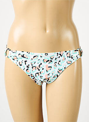 Bas de maillot de bain effet matière satinée culotte blanc SLOGGI femme