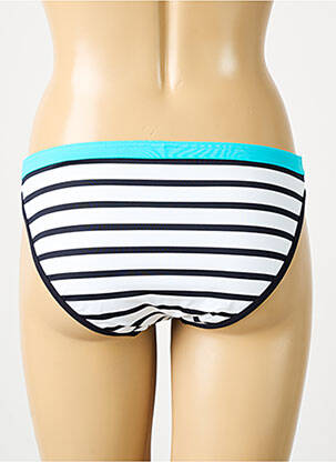 Bas de maillot de bain effet matière satinée culotte blanc SUNFLAIR femme
