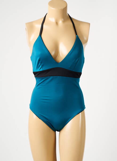 Maillot de bain 1 pièce bleu SLOGGI pour femme