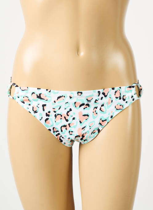 Bas de maillot de bain effet matière satinée culotte blanc SLOGGI femme