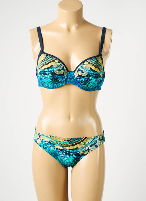 Maillot de bain 2 pièces bleu SUNFLAIR pour femme