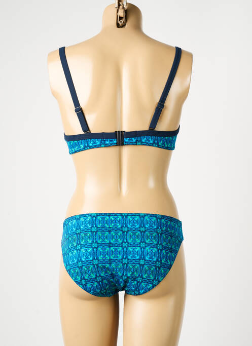 Maillot de bain 2 pièces bleu SUNFLAIR pour femme