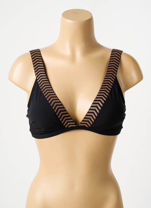 Haut de maillot de bain stretch bralettes noir SLOGGI femme