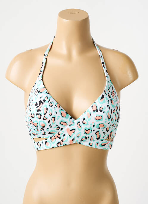 Haut de maillot de bain stretch haut soutien-gorge avec mousse de rembourrage amovible beige SLOGGI femme