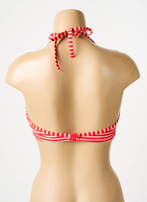 Haut de maillot de bain stretch haut soutien-gorge avec mousse de rembourrage amovible rouge SLOGGI femme