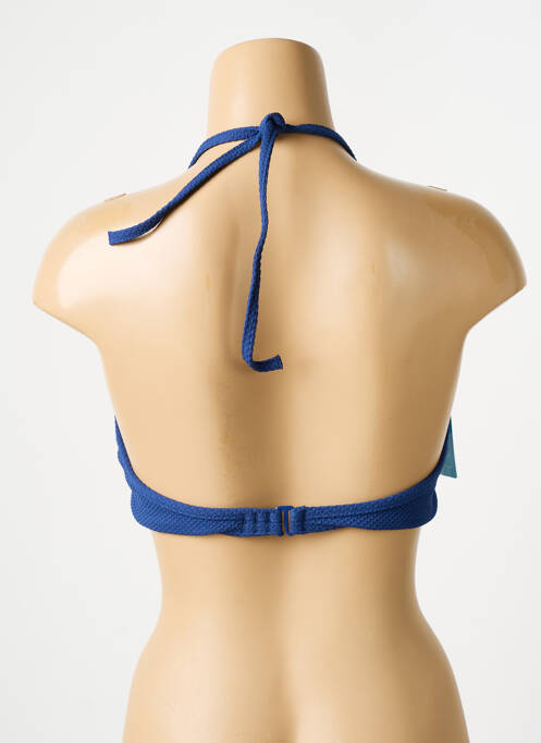 Haut de maillot de bain stretch haut soutien-gorge avec mousse de rembourrage amovible bleu SLOGGI femme