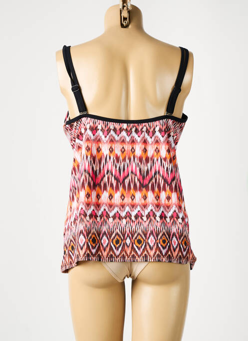 Top de bain imprimé fantaisie rose SUNFLAIR femme