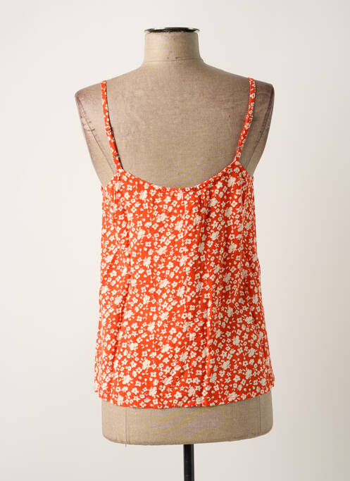Top orange BIZANCE pour femme