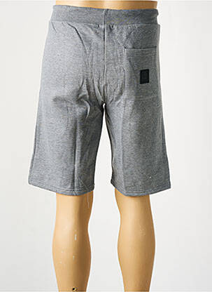 Bermuda taille élastique gris TED LAPIDUS homme