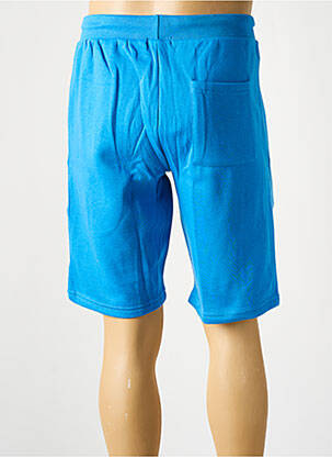 Bermuda taille élastique bleu TED LAPIDUS homme