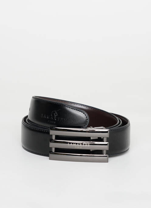 Ceinture noir LAMARTHE pour homme