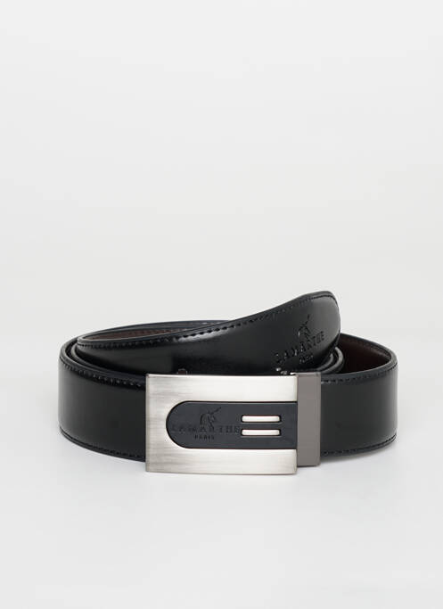 Ceinture noir LAMARTHE pour homme