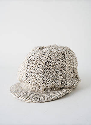 Bonnet maille grosse maille beige COP COPINE femme