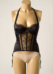 Guêpière/Porte-jarretelle noir MAISON CLOSE pour femme seconde vue