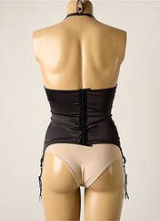 Guêpière/Porte-jarretelle noir MAISON CLOSE pour femme seconde vue