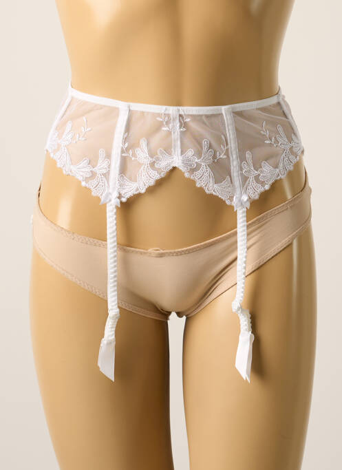 Guêpière/Porte-jarretelle blanc LISE CHARMEL pour femme
